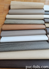 Guangdong Foshan Wood Grain PVC Membrane Foil для отделки дверей шкафов