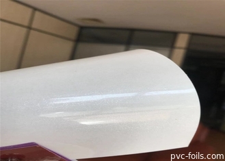 двери мембраны мебели крена фильма Pvc лоска 0.3mm белые высокие