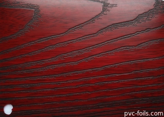 Выбитая фольга 500m PVC зерна древесины декоративная/крен для шкафа