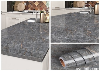 Склеивающая пленка собственной личности винила Worktop кухни Matt серая для шкафов Countertops