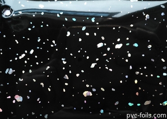 Металлическая черная фольга мембраны PVC для украшения двери шкафа