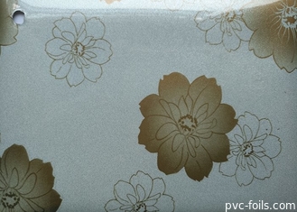Сияющим напечатанные цветком поставщики фильма Pvc собственной личности слипчивые для двери шкафа