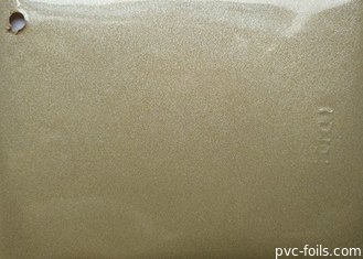 Фольга PVC золотого цвета искры декоративная для отжимать мембраны