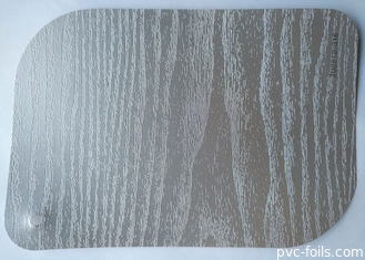Древесина сплошного цвета текстурирует толщину 0.10mm фольги PVC декоративную