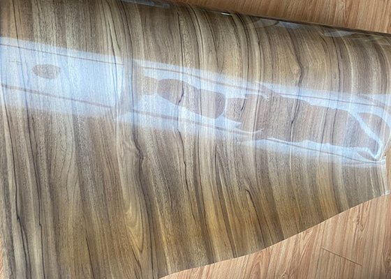 древесина фильма PVC 0.30mm толстая декоративная производит эффект высокая поверхность лоска