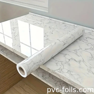 Нефтяные белые мраморные самоклеящиеся PVC декоративные пленки Easy Sticker для домашнего декора DIY